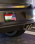 Tajik American Flag Vanity Plate