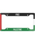 Free Palestine Colorful Premium License Plate Frame