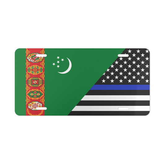 TKM/Law Enforcement Flag Vanity Plate
