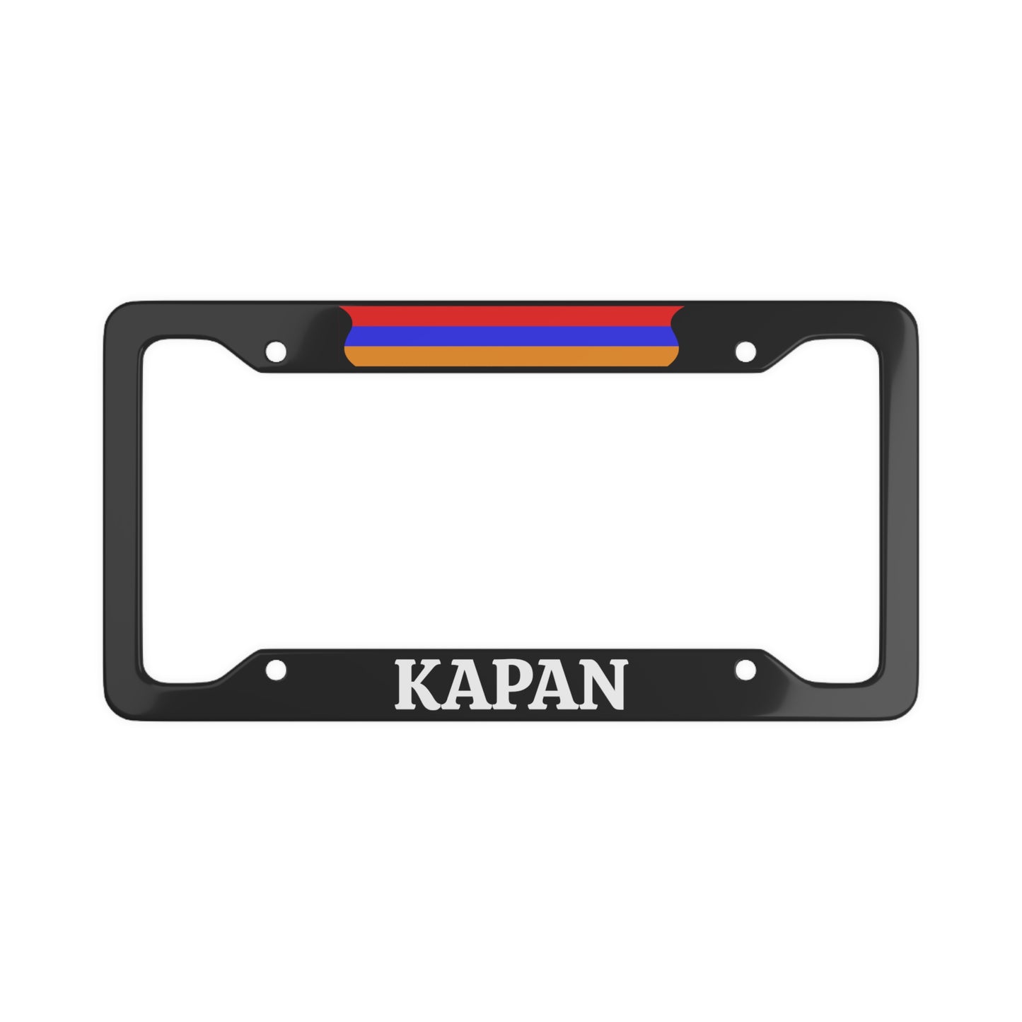 KAPAN Armenia with flag License Plate Frame