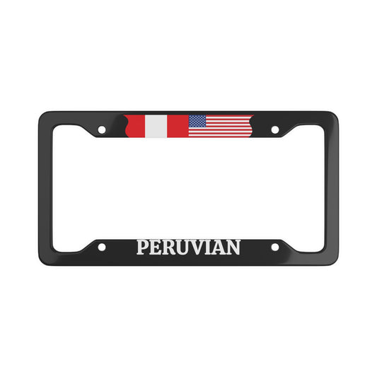Peruvian, Peru USA Car Plate Frame