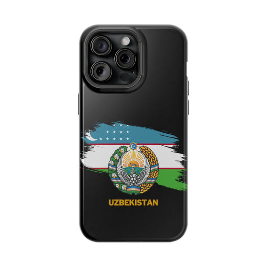 Uzbekistan Flag MagSafe Tough Cases