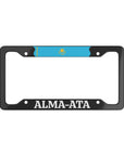 Alma-Ata, Kazakhstan flag License Plate Frame