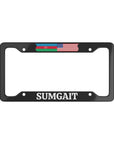 SUMGAIT Azerbaijan with flag License Plate Frame