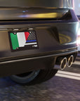 Italy US Law Enforcement Flag Vanity Plate