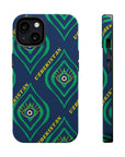 Green Evil Eye UZB Protection MagSafe Tough Cases