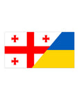 Georgia supports Ukraine Bumper Stickers