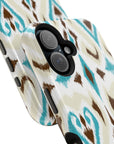 Light Uzbek Ikat MagSafe Phone Case