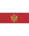Montenegro Flag Car Magnet