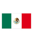 Mexico Flag Bumper Sticker