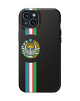 UZB Coat of Arms Flag Stripes Phone Case