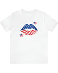 Lips Aquarel USA Unisex T-Shirt