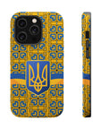 Ukraine Flag Emblem MagSafe Tough Cases