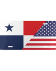 Panama USA Flag Vanity Plate