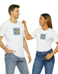 Ukrainian Symbol with a background Unisex T-Shirt