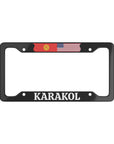 KARAKOL with flag License Plate Frame