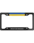 Proud to be Ukrainian License Plate Frame