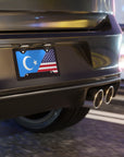 Uyghur American Flag Vanity Plate