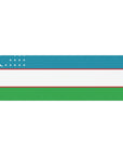 Uzbekistan Flag Car Magnet