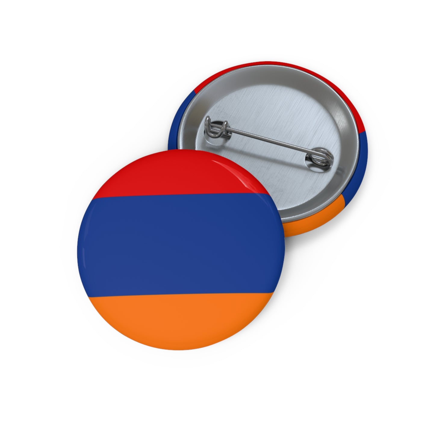 Armenian Flag Pin Buttons