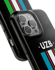 UZB Flag Stripes Phone Case