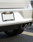 Visaginas, Lithuania Flag License Plate Frame