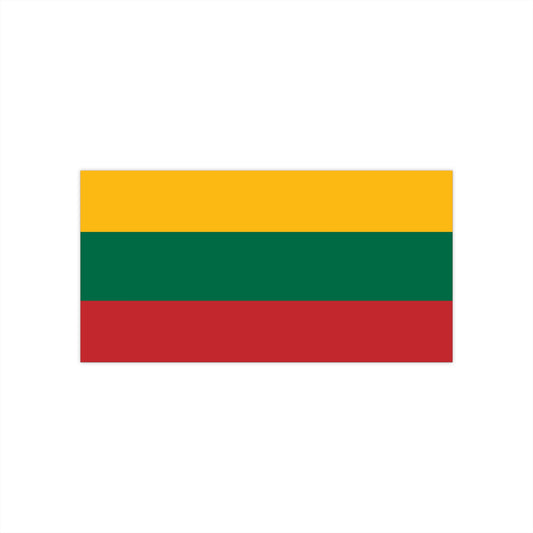 Lithuania Flag Bumper Sticker