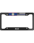 Belize Support Police Premium License Plate Frame