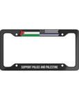 Support Police and Palestine Premium License Plate Frame
