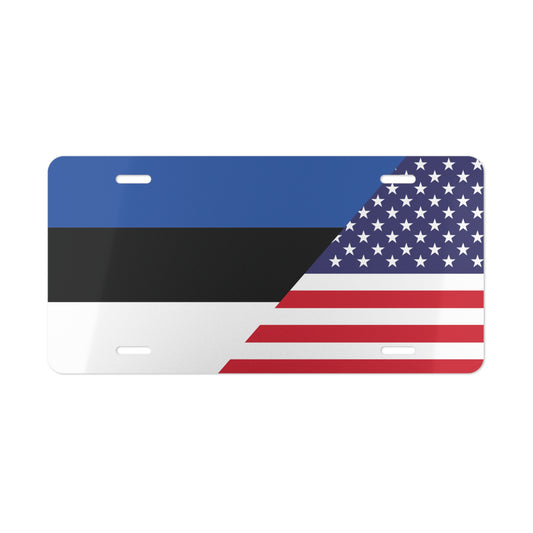 Estonia/USA Vanity Plate