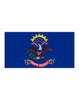 North Dakota Flag Bumper Stickers