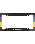 Crimea Ukraine with flag License Plate Frame