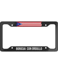 Boricua Con Orgullo, Puerto Rico Car Plate Frame