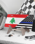 Lebanon Support Police Flag Vanity Plate