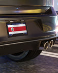Costa Rica Flag Vanity Plate