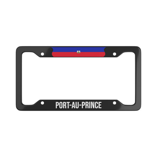 Port-Au-Prince Haiti Car Plate Frame