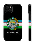 Uzbekistan Flag with Coat of Arms Phone Case