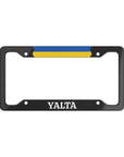 YALTA with flag License Plate Frame