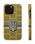 Ukraine Flag Emblem MagSafe Tough Cases