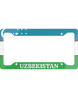 Uzbekistan Colorful License Plate Frame