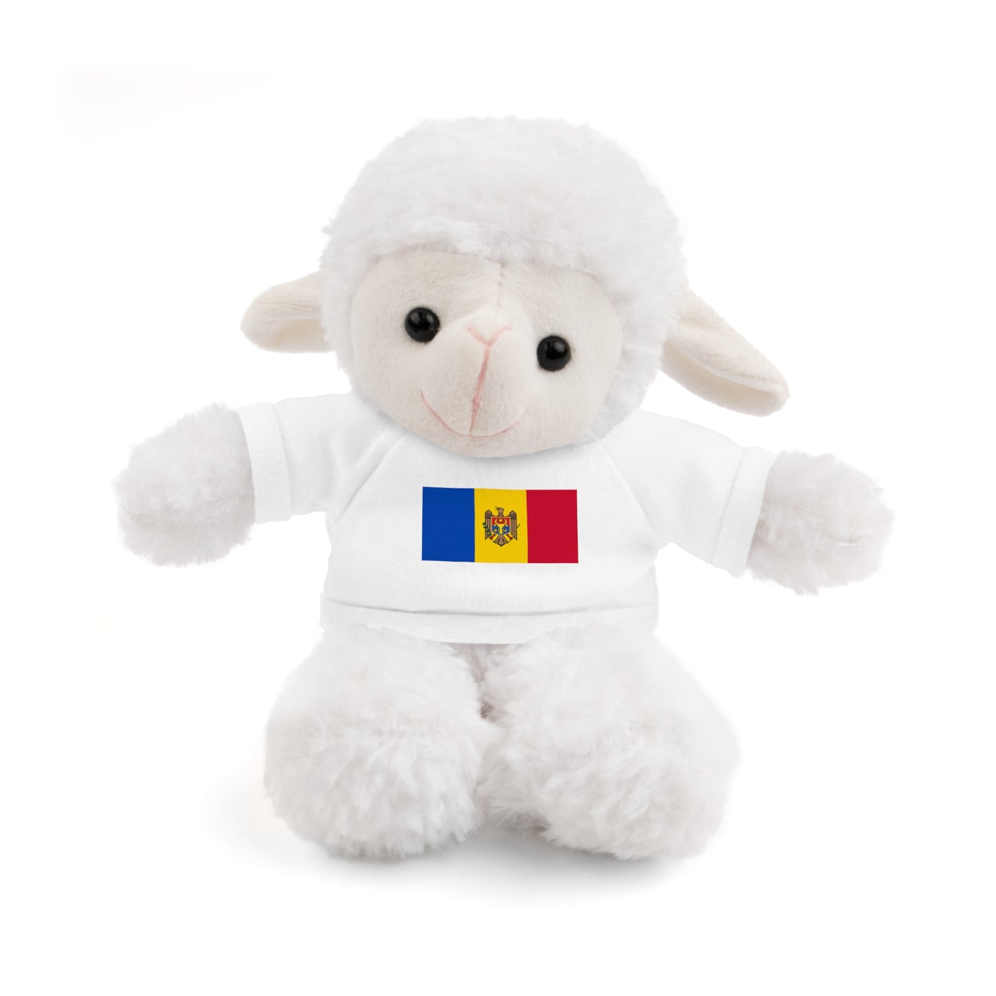 Moldova Flag Stuffed Animals with Tee