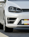 Belgium Plain Flag Car Plate Frame