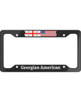 Georgian American License Plate Frame