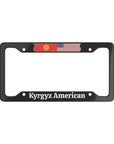 Kyrgyz American License Plate Frame