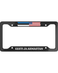 Eesti ja Armastan EST License Plate Frame