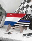 Holland Us Law Enforcement Flag Vanity Plate