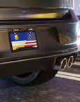 Buryatia USA Flag Vanity Plate