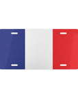 France Flag Vanity Plate