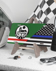 Ichkeria/Law Enforcement Flag Vanity Plate