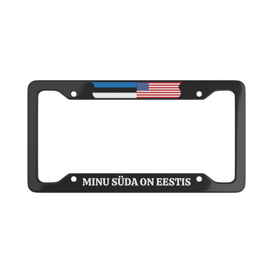 Minu Süda on Eestis EST License Plate Frame